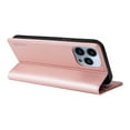 thumbnail image 3 of Allytech For iPhone 12 Pro Max 6.7 inch Flip Wallet Case,Luxury Solid Color PU Leather Magnetic Closure Folio Card Slots Shockproof Kickstand Soft TPU 360 Protection Cover.Rosegold, 3 of 10