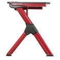 thumbnail image 2 of Bureau de jeu Weston noir/argenté avec USB, 2 of 8