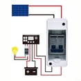 thumbnail image 5 of Arkzeo Solar photovoltaic cell combiner box DC circuit breaker switch with junction box DC12-500V-63A, 5 of 8