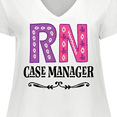 thumbnail image 4 of Inktastic RN Case Manager Nurse Women's Plus Size V-Neck T-Shirt, 4 of 5