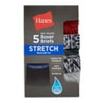 thumbnail image 3 of Hanes Boys' Cotton-Stretch Boxer Briefs, 5-Pack, Sizes S-XXL, 3 of 8