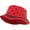 Red, variant on American Flag USA Bucket Hat Fashion Print Summer Cap