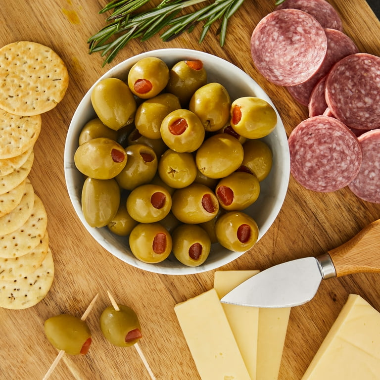 Great Value Stuffed Queen Olives with Minced Pimento, 10 oz Jar