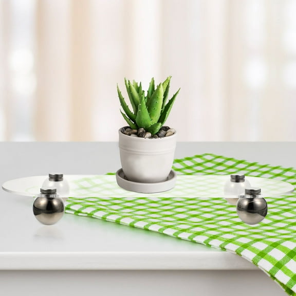 Homoyoyo Desk Organizer Tray Desktop Organizer Stainless Steel 1 Set