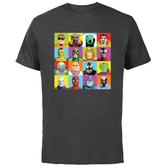 Marvel Spider-Man: Beyond Amazing Vintage Retro Villains - Short Sleeve Cotton T-Shirt for Adults - Customized-Charcoal
