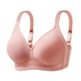 thumbnail image 2 of Abcnature Full Coverage Bras for Women Back Buckle Embroidery Thin Style Ventilate Plus Size Bras without Steel Rim, 2 of 5