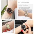 thumbnail image 4 of Bluelans Mini Focus Mujer Elegante Correa de Acero Números Romanos Reloj de Pulsera de Cuarzo con Esfera Grande, 4 of 5