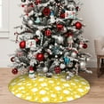 thumbnail image 5 of Lsque Tulips Flowers Print Christmas Tree Skirt, Tree Skirt with Ties or Velcro, Perfect for Holiday Decorations, Halloween, and New Year-48", 5 of 7