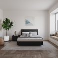 thumbnail image 4 of Nexera Ensemble de Chambre à Coucher Flottant 3 Pcs, Noir, Queen, 4 of 7