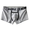 thumbnail image 7 of Xunlbb Men's Boxer Briefs Fashion Solid Breathable Close Fitting Underpants Lightweight Quick Dry Comfortable Briefs Plus Size 4-Way-Stretch Mens Underwear Summer Inner Fit, 7 of 7