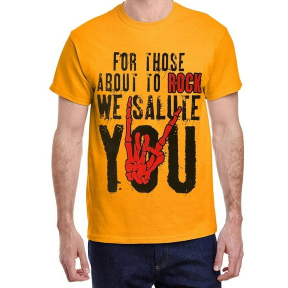 Rock Bands Guitar Heavy Metal Mens T-shirt Short Sleeve