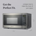 thumbnail image 4 of Farberware 0.9 cu ft Microwave Oven, 900W Countertop Microwave Oven with 8 Auto Cook Settings, Stainless Steel, 4 of 5