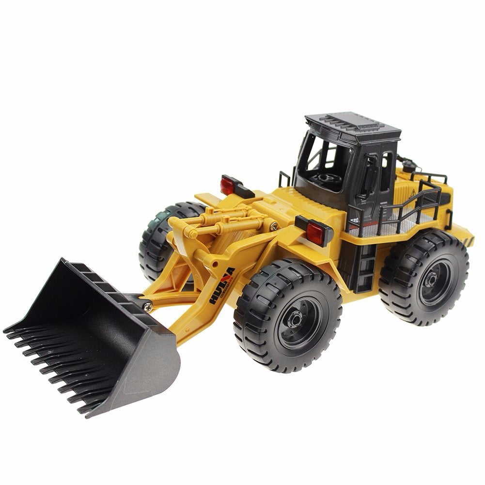 HuiNa Toys 1550 15 Channel 1/14RC 2.4GA Metal Excavator RC Charging Bulldozer 