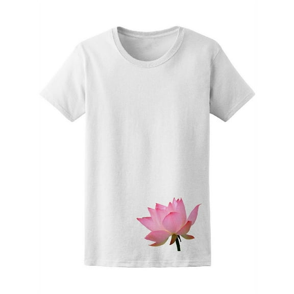 Romantic Pink Lotus Flower Tee Women's -Image by Shutterstock