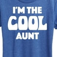 thumbnail image 3 of Instant Message - I'm The Cool Aunt - Women's Short Sleeve Graphic T-Shirt, 3 of 7