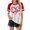 A-Beige198, variant on Jamsmile Women T-Shirts Sports Summer Comfort Fit Striped Print T Shirts Soft Casual Ladies Oversized Classic Tee Shirts Tops