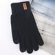 thumbnail image 5 of Guantes de invierno suaves Guantes térmicos de punto con pantalla táctil Guantes unisex para clima frío a prueba de viento para correr, ciclismo, Negro Macarena Guantes de invierno, 5 of 8