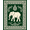 Green, Pattern 4, variant on ODIKA 2x3 Machine Washable Non-Slip Area Rug, Elephant Latch Hook Kit Ornate Design High Traffic Rug, Green, 647620
