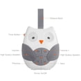 thumbnail image 2 of Baby Sleep Chupete Shusher, Sound Machines Owl Soothing Sleep Aid Baby Gift 12 Sonidos relajantes y 2 temporizadores para viajar Cochecito para dormir Ormromra  LN-2057, 2 of 4