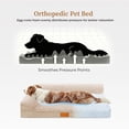 thumbnail image 5 of Exclusivo Mezcla Orthopedic Dog Bed with Washable Cover 42"x28", Jacquard Fluff Pet Sofa Bed with 2-Sided Bolsters for Large Dogs, Ivory, 5 of 9