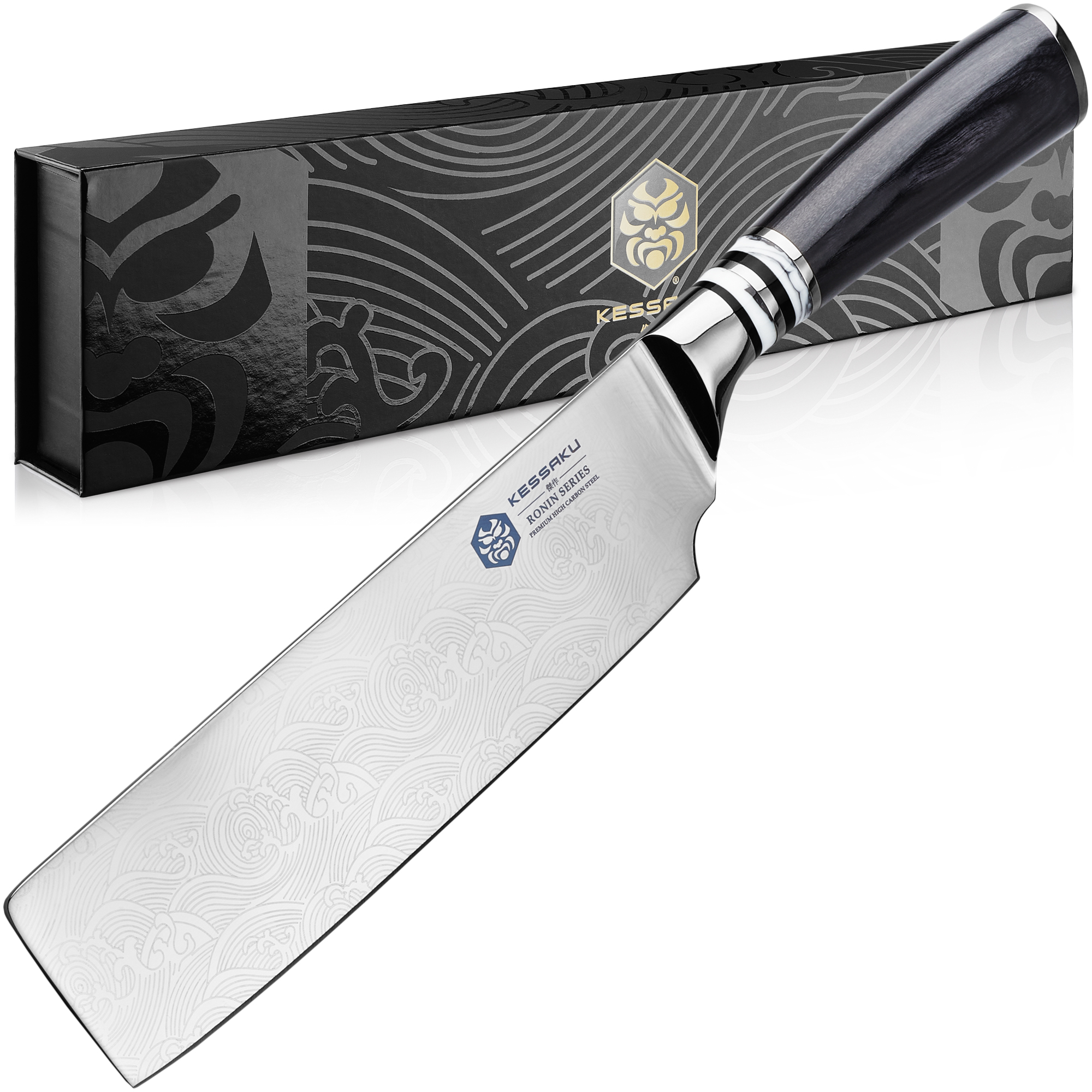 Kessaku 7Inch Nakiri Vegetable Cleaver Knife Ronin Series Japanese