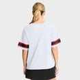 thumbnail image 2 of Women's Fanatics White Wisconsin Badgers Hometown Premium Script T-Shirt, 2 of 5