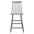 thumbnail image 6 of SAFAVIEH Beaufort Solid Spindle Back Counter Stool with Footrest, Grey, 6 of 11