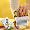 thumbnail image 4 of Potato Chopper Fruit Wavy Slicer with Handle Onion Cheese Reusable Frying Baking Crinkle Chopping Kitchen Hand Tool Bakery Cookware Chef Gadgets Yellow, 4 of 8