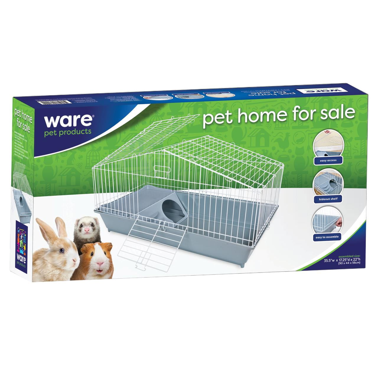 Pet Home for Sale Small Animal Cage for Dwarf Rabbits, Ferrets & Guinea Pigs