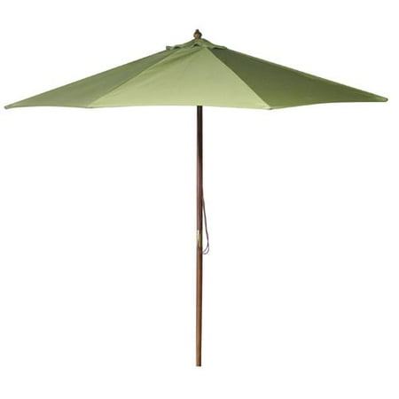9 Wood Market Umbrella Multiple Colors