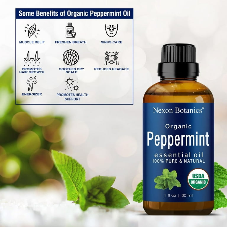 Pure Peppermint Essential Oil for Mice Undiluted Natural Mint Blend A