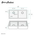 thumbnail image 4 of Rivage 45 x 19 Dual Basin Undermount Kitchen Workstation Sink, 4 of 14