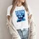 thumbnail image 3 of Pop cazadora para niña Demo-n Hunters Round-Neck Printed Anime Trio Poster T Shirt （White）, 3 of 3