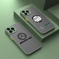thumbnail image 4 of Funda de teléfono con logotipo amg-dark para Apple iPhone 14 13 12 11 XS Mini Pro Max 8 7 6S 6 XR X Plus, cubierta translúcida esmerilada, 4 of 4