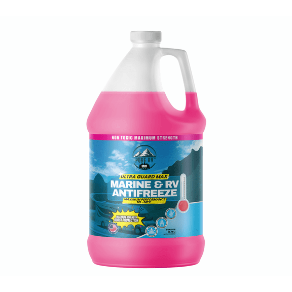 Pure RV Antifreeze, Non-Toxic, Potable Water Safe, -50F, 1 Gallon