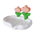 thumbnail image 5 of Flower Soap Tray, Decorative Bathroom Organizer, Bar Soap Drainage Holder, Strong Plastic Counter Storage, Cute Sink Accessory, 5 of 6