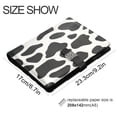 thumbnail image 3 of Premium Faux Leather Notebook - Refillable, Multi-Functional Organizer, 23.3x17cm, All-Season Use，Cow Print, 3 of 6