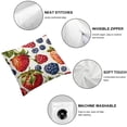 thumbnail image 4 of SHANXI Fruit Pillow Covers Pillowcases Home Decor Bed Couch Sofa Office Living Room Cushion 20x20in, 4 of 5
