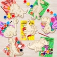 thumbnail image 1 of Set de Manualidades Ximoeo Dinosaurios en Madera para Niños, 26 Piezas, 1 of 7