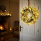 thumbnail image 4 of Guirnalda Navideña Artificial de Pinos de Norfolk con Luces, 40 Cm, Piñas Rojas y Doradas, Bayas Rojas | Plástico | 40 X 40 Cm | Luces Led a Pilas | Decoración Navideña para Interiores y Exteriores, 4 of 7