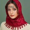 thumbnail image 3 of Tassels Lace Flower Veils Latin Shawl Head Scarf Head Covering Bridal Veils Church Veils Head Covering for Various Event, 3 of 8