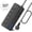 Black 15FT, variant on BOHASHIN 10ft Cord 4 USB Ports (1 USB C) Surge Protector Power Strip, Extension Cord for Home Office, ETL Listed, Black
