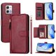 thumbnail image 4 of Funda para Motorola MOTO G Stylus 2023 4G con cremallera tipo cartera, tarjetero, marco de fotos, soporte y cordón, de piel sintética. rojo, 4 of 5