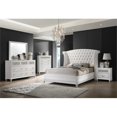 thumbnail image 2 of Barzini Upholstered Tufted Bedroom Set White, 2 of 5