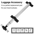 thumbnail image 3 of Toyandona Aluminum Telescopic Handle, Black, for Suitcase, Durable and Stylish 1Pc, 3 of 6
