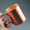 thumbnail image 4 of BrowQuartz 450ML Copper Mug Cup Beer for Moscow Mule Cups Coffee Cocktail Bar Restaurant Without Inside Liner Drinking Supplies Pure Copper, 4 of 6