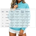 thumbnail image 2 of Horkkom Quarter Zip Pullover Women Casual Loose Soft Tops Oversized Fall Winter Sweatshirt M, Gifts for Women, 2 of 6