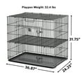 thumbnail image 4 of MidWest Collapsible Metal Dog Playpen, Black, 48"L x 48"W x 30"H, 4 of 4