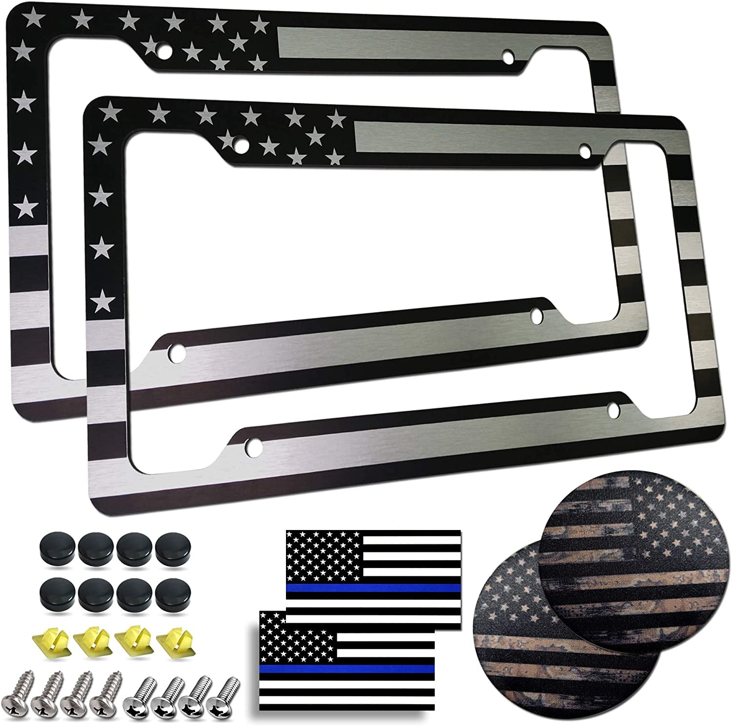 Art Deco Slow Down And Live License Plate Frame Metal Chrome Nor Cal Speed Art Deco Slow Down And Live License Plate Frame Metal Chrome Nor Cal Speed