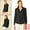 Black, variant on Unique Bargains Women's Elegant Solid V Neck Smooth Satin Long Sleeve Blouse